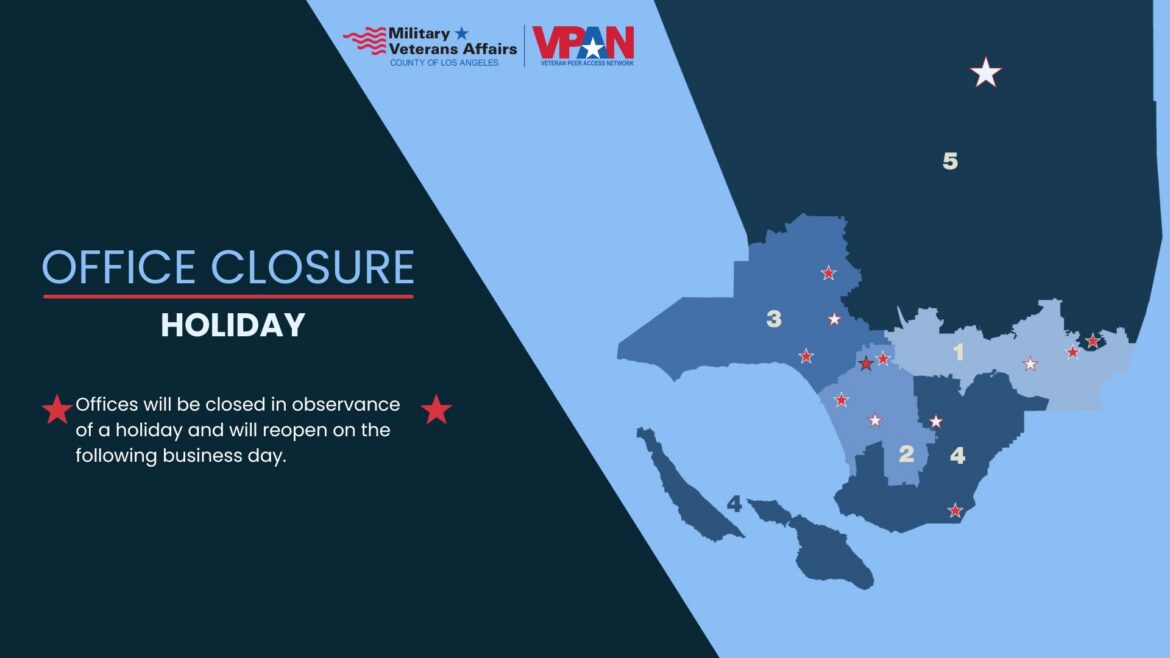 MVA and VPAN offices closed for holiday