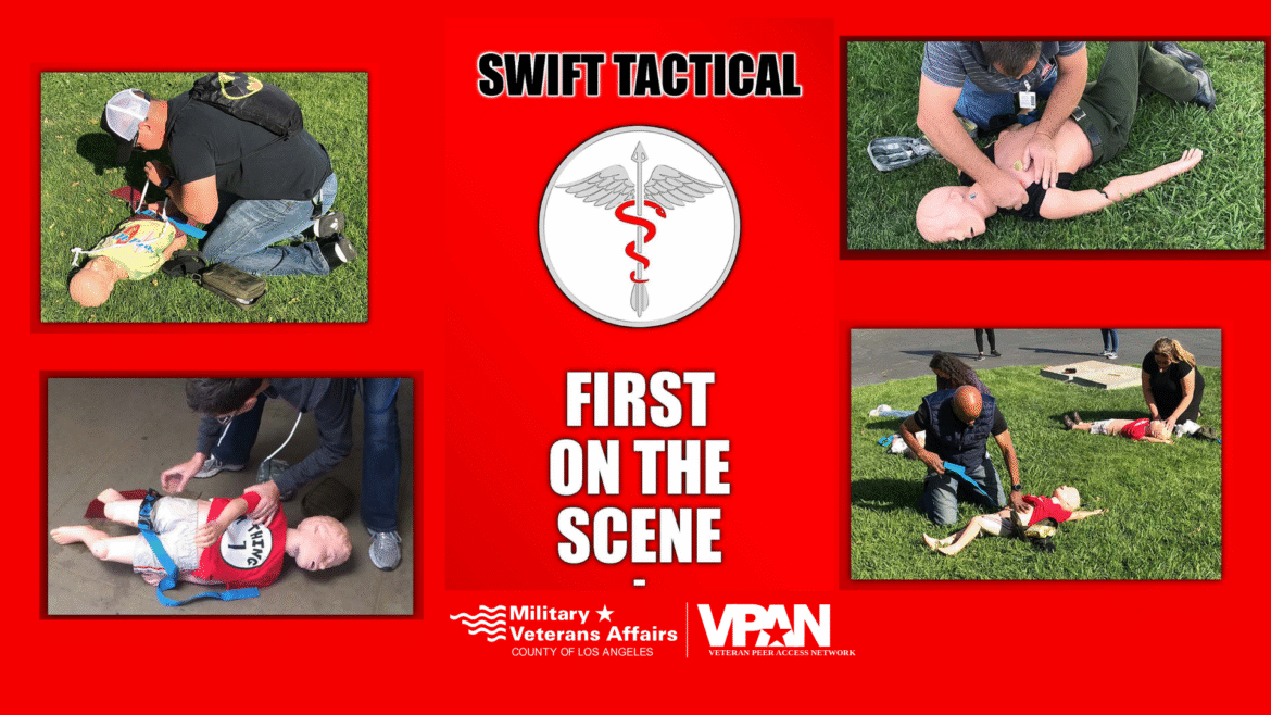First on the Scene emergency trauma training, March 14, 12&ndash;4 p.m., VFW USS Gudgeon Ship 8310, Burbank. RSVP required.