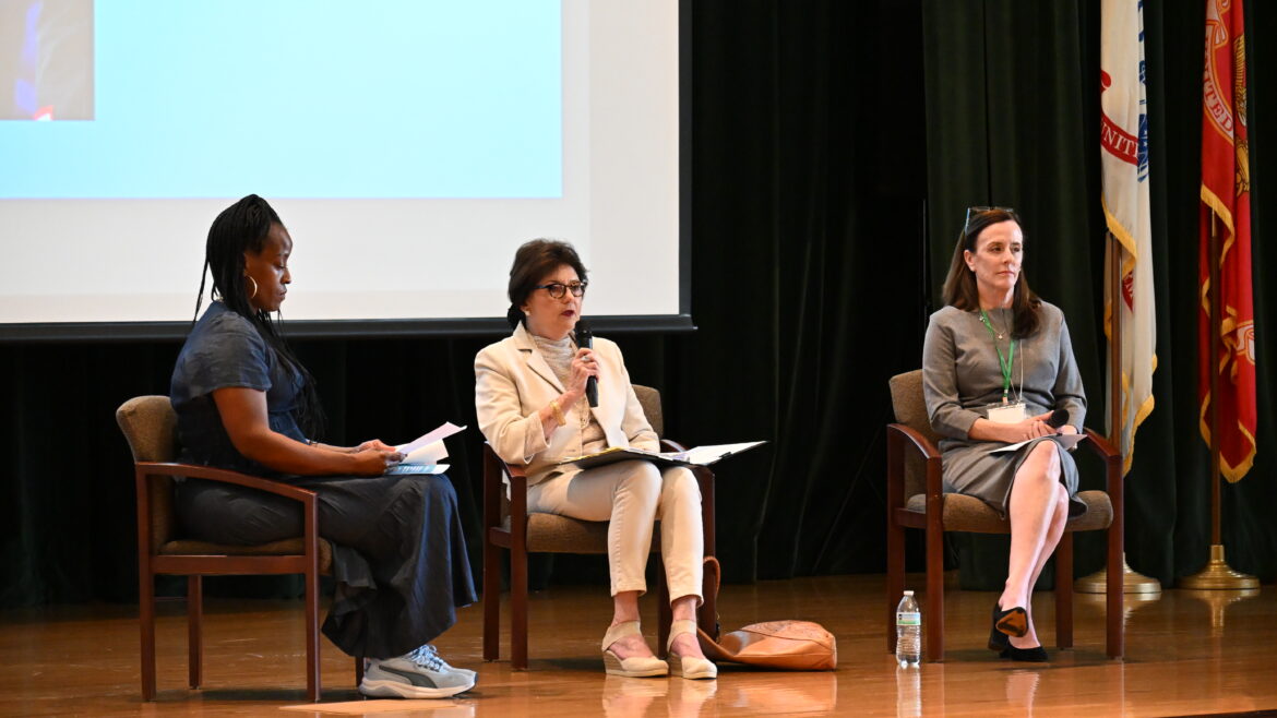 Panelists discuss veteran experiences and support systems during the 2026 Veterans Treatment Court Symposium.