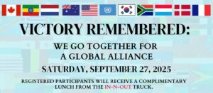 Flyer for Victory Remembered: Korean War commemoration on Sept. 27, 2025, at the SS Lane Victory in San Pedro