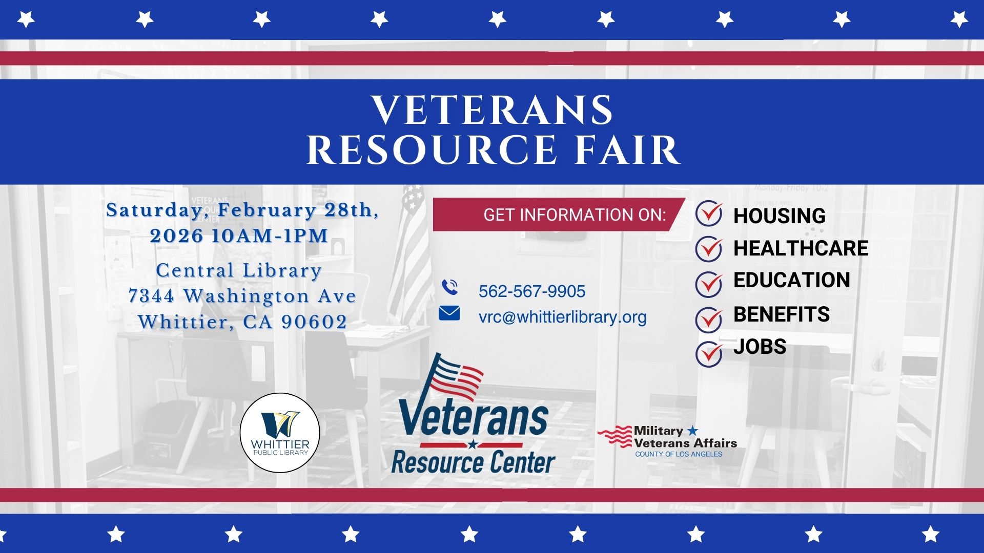 Veterans Resource Fair in Whittier